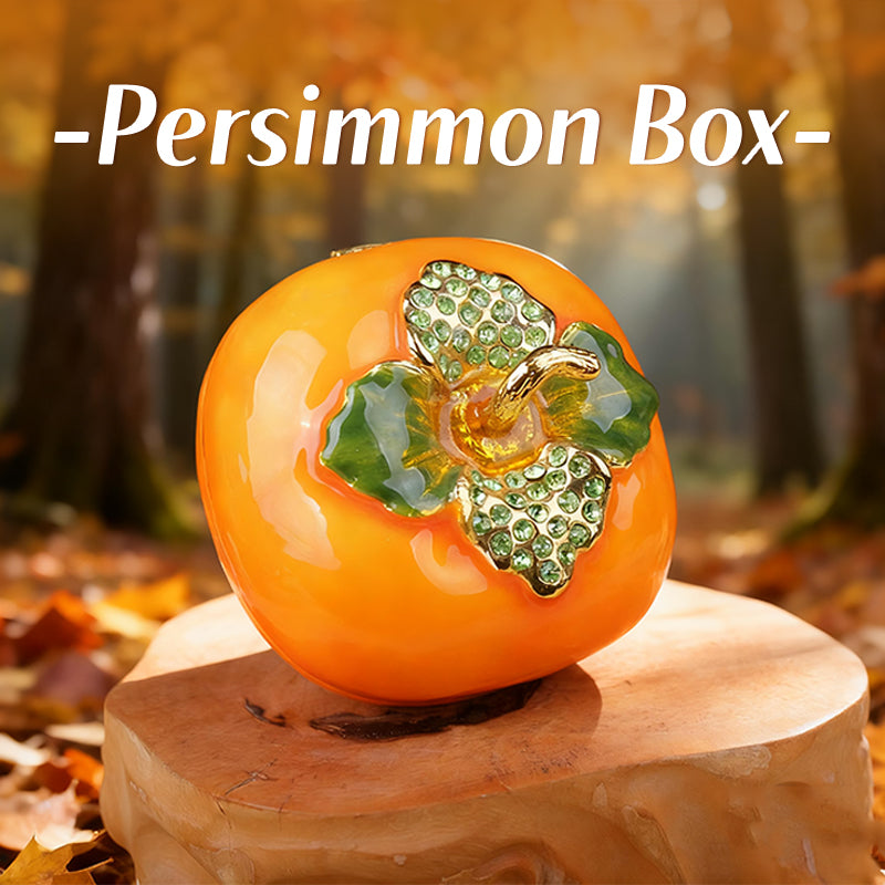 Persimmon Cute Style Natural Style Enamel Chinese-Style Jewelry Box