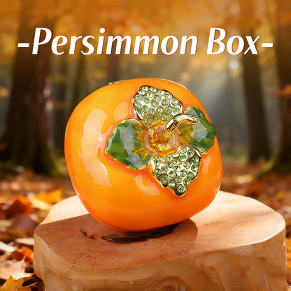 Persimmon Cute Style Natural Style Enamel Chinese-Style Jewelry Box