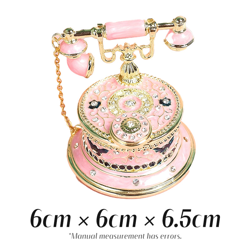 Telephone Cute Style Retro Style Enamel Exquisite Jewelry Box