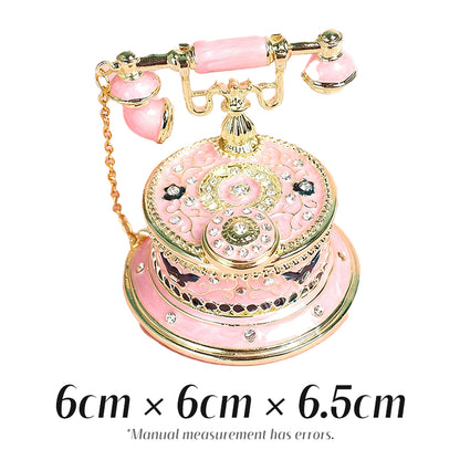 Telephone Cute Style Retro Style Enamel Exquisite Jewelry Box