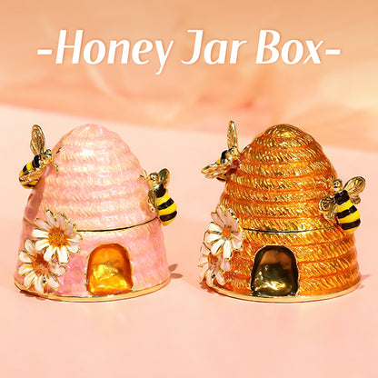 Bee Jar Cute Style Natural Style Enamel Pastoral Jewelry Box