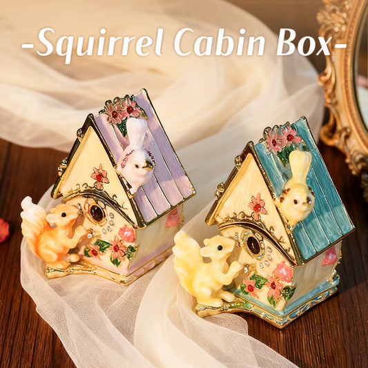 Squirrel House Cute Style Natural Style Enamel Blind Box Jewelry Box