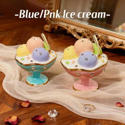 Ice Cream Cute Style Natural Style Enamel Cloisonné Jewelry Box