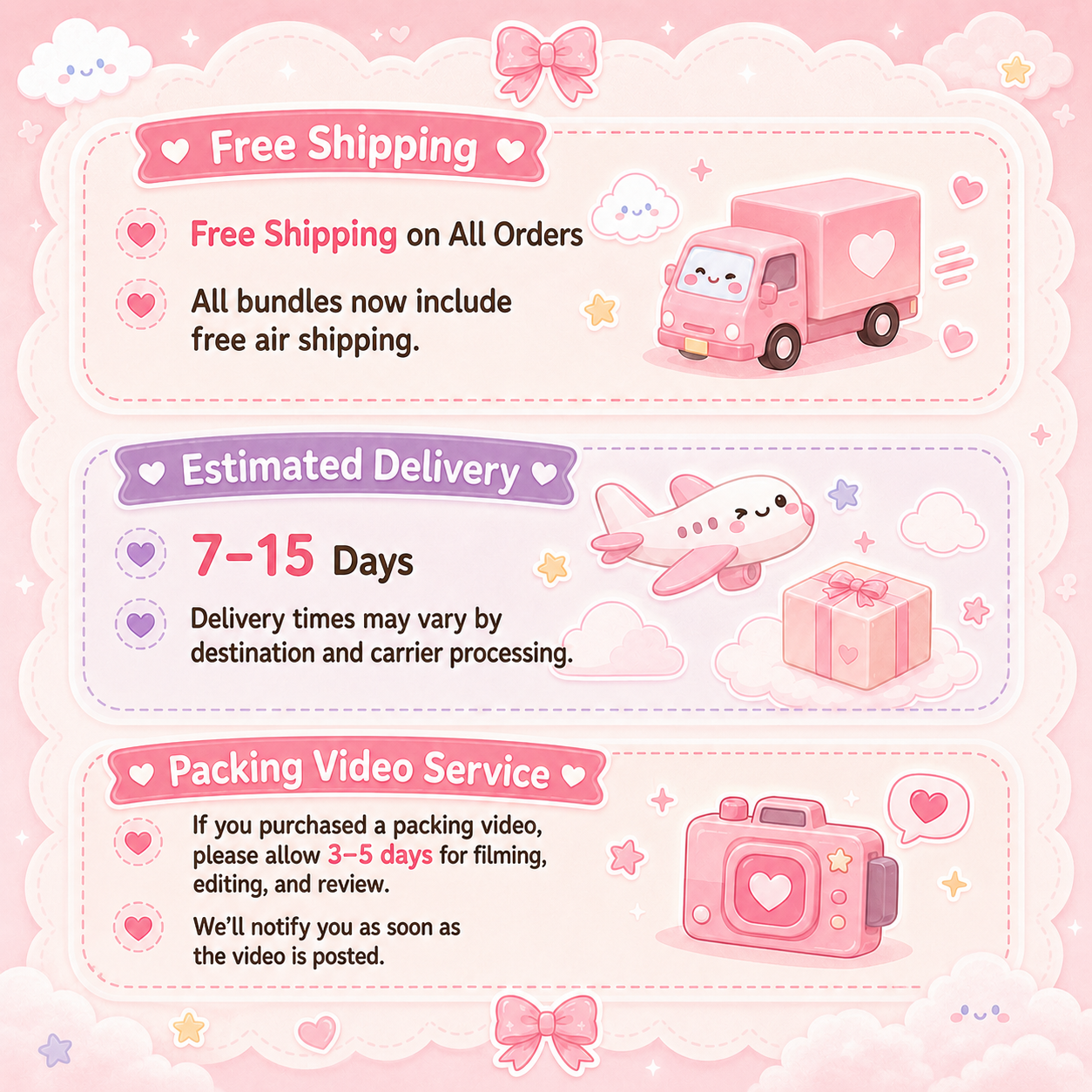 Stationery and Accessories Box - for Personal Use or Gifting (All Categories)