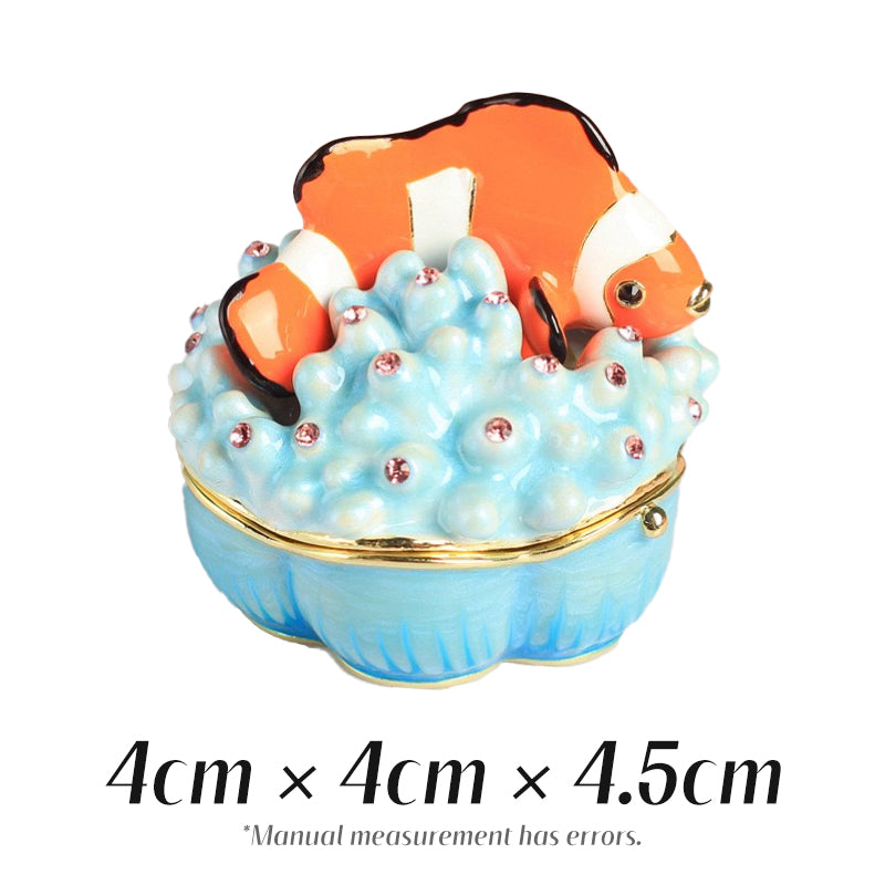Clownfish Cute Style Natural Style Enamel Light Luxury Jewelry Box