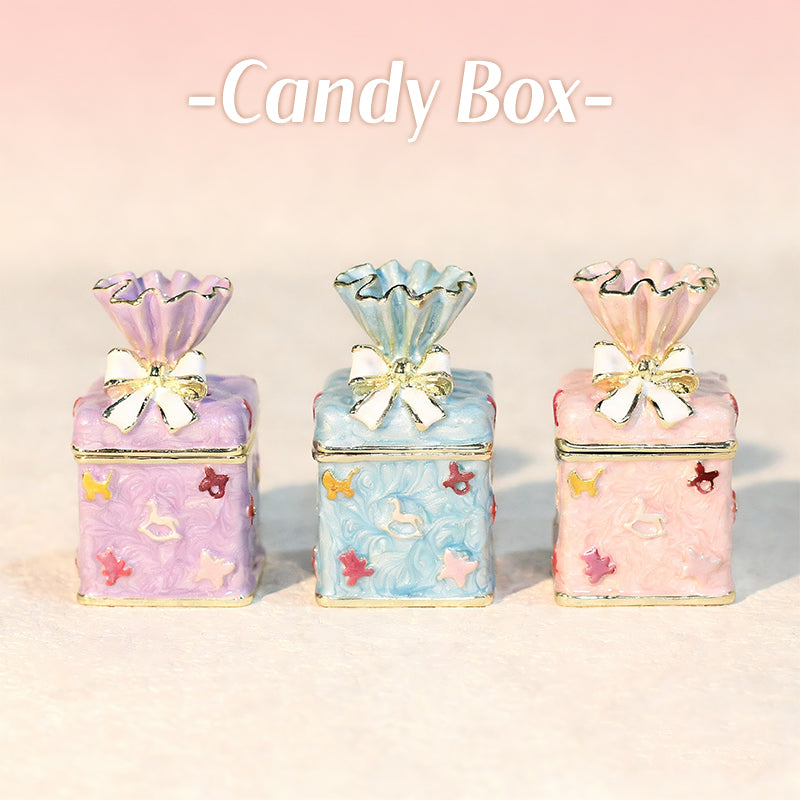 Candy Box Cute Style Enamel Mini Jewelry Box