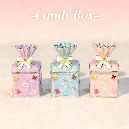 Candy Box Cute Style Enamel Mini Jewelry Box