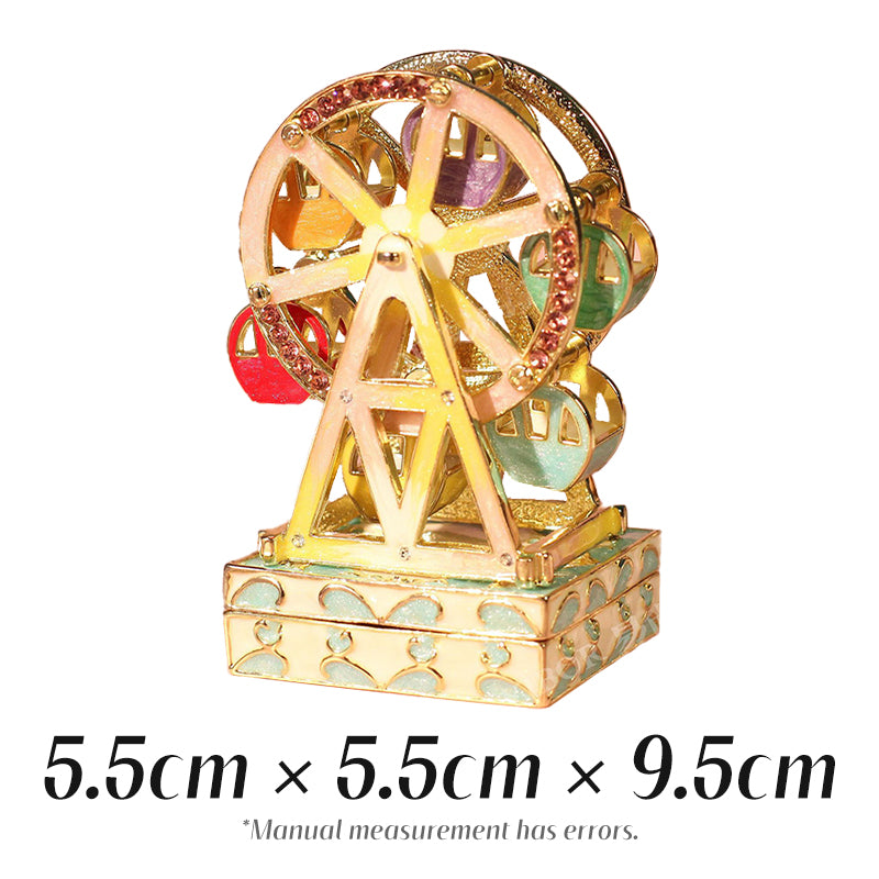 Ferris Wheel Cute Style Enamel Rotating Jewelry Box