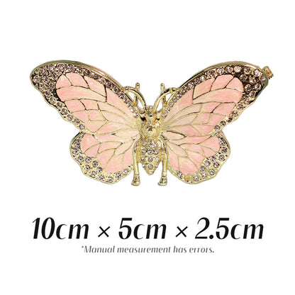 Butterfly Cute Style Natural Style Enamel Oil-Dropped Jewelry Box