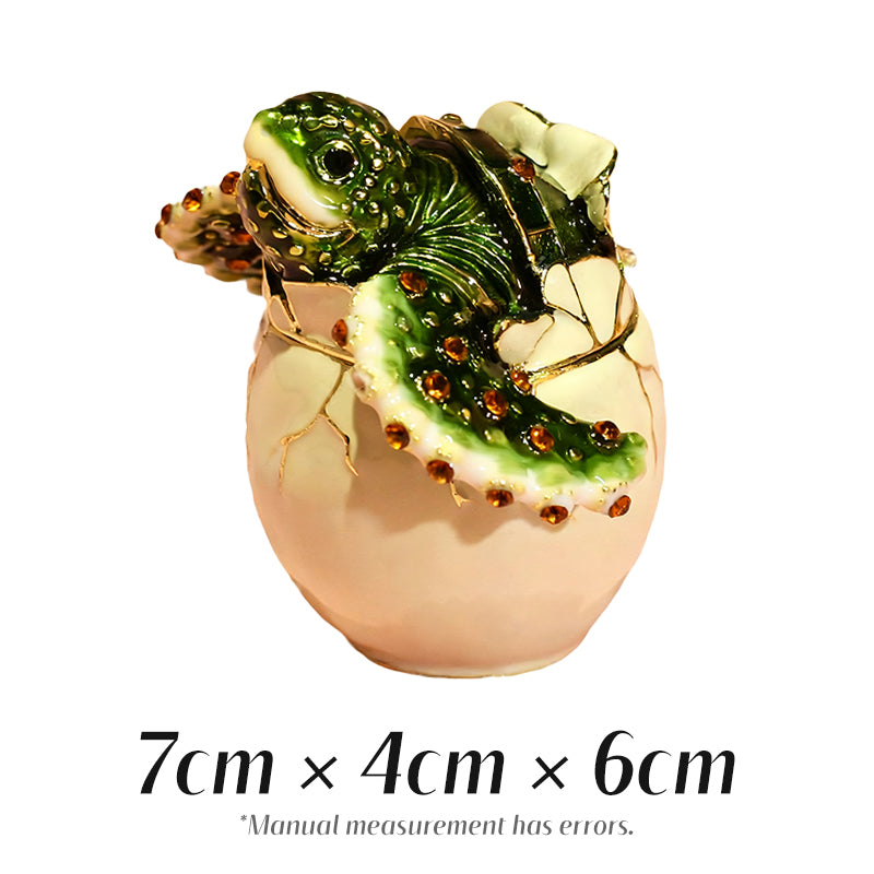Hatching Turtle Cute Style Natural Style Enamel Jewelry Box