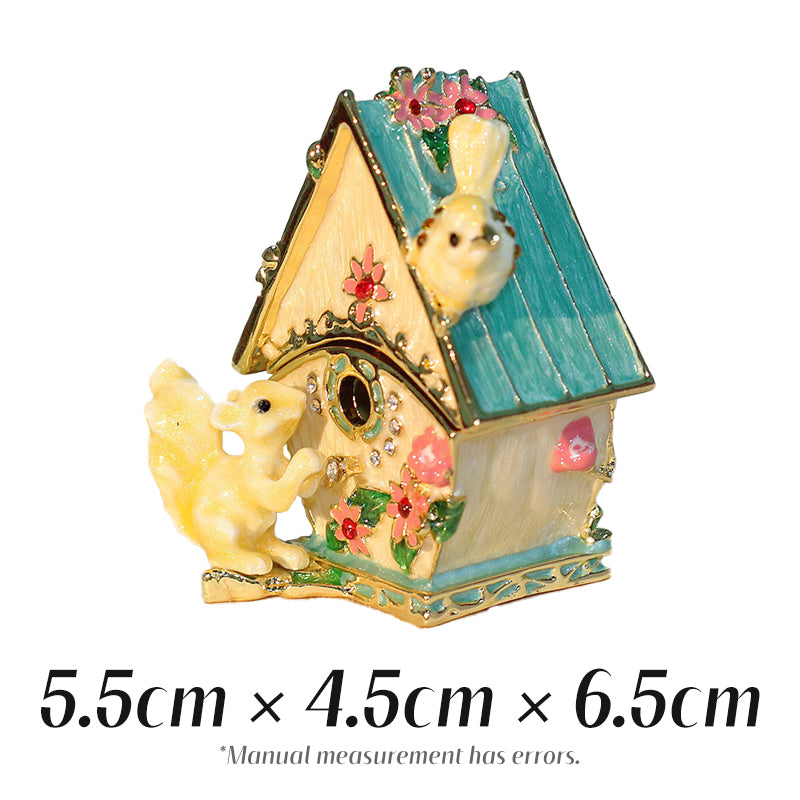 Squirrel House Cute Style Natural Style Enamel Blind Box Jewelry Box