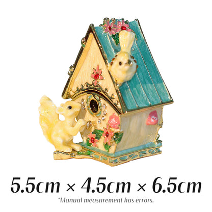 Squirrel House Cute Style Natural Style Enamel Blind Box Jewelry Box
