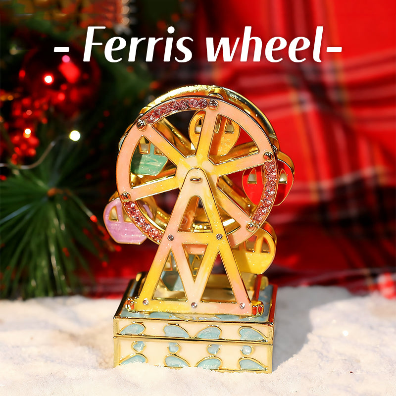 Ferris Wheel Cute Style Enamel Rotating Jewelry Box