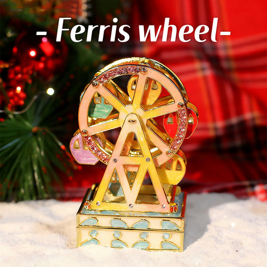 Ferris Wheel Cute Style Enamel Rotating Jewelry Box