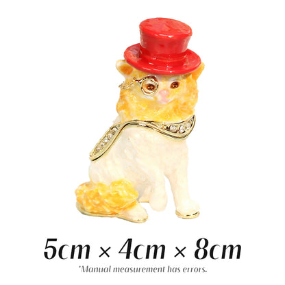 Doctor Cat Cute Style Enamel INS-Style Jewelry Box
