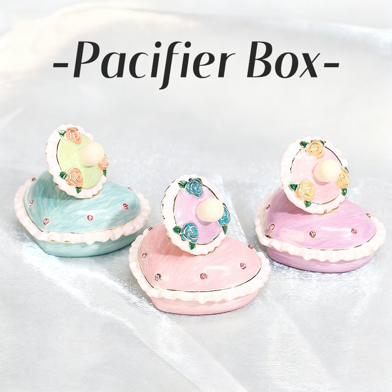 Pacifier Box Cute Style Enamel Mini Cartoon Jewelry Box