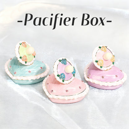 Pacifier Box Cute Style Enamel Mini Cartoon Jewelry Box