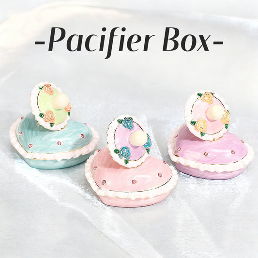 Pacifier Box Cute Style Enamel Mini Cartoon Jewelry Box