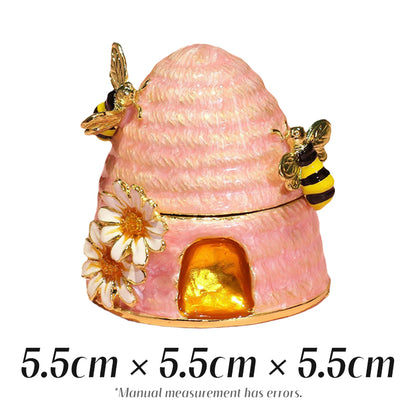 Bee Jar Cute Style Natural Style Enamel Pastoral Jewelry Box