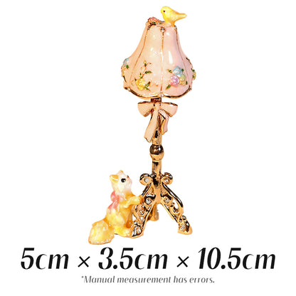 Cat Furniture Set Cute Style Enamel European-Style Creative Jewelry Box