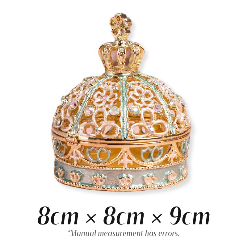 Crown Cute Style Enamel INS-Style Ring Box