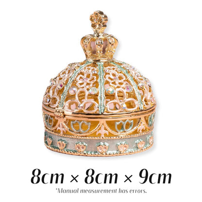 Crown Cute Style Enamel INS-Style Ring Box