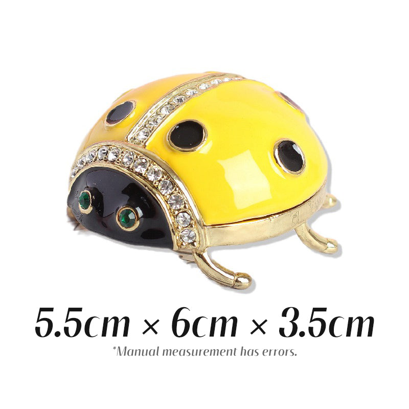 Ladybug Cute Style Natural Style Enamel Foreign Trade Jewelry Box
